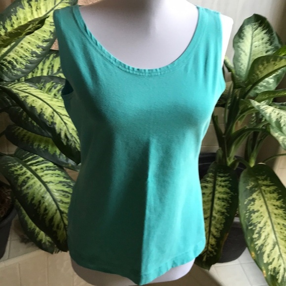 Classic aqua tank top - Picture 1 of 4
